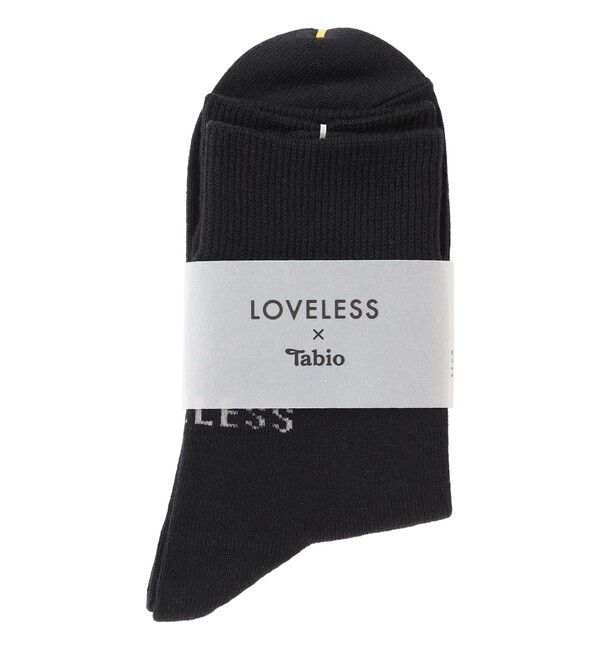  「25AW EXCLUSIVE!!【Tabio/タビオ】「LOVELESS」ロゴソックス メンズ」|ソックス|