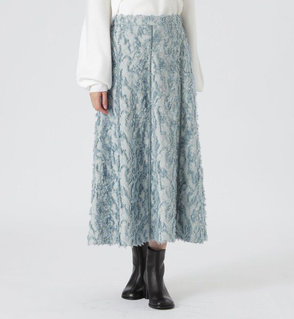  「【ドラマ着用商品】カットジャカードフレアスカート」|スカート|