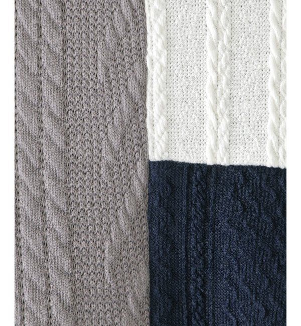 ikka kids「ニットソーブロックストレーナー（120~160cm）」|Tシャツ・カットソー|