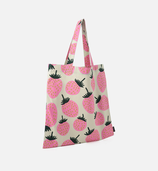 Marimekko「Mansikka ファブリックバッグ」|トートバッグ|