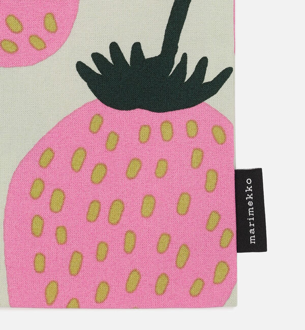 Marimekko「Mansikka ファブリックバッグ」|トートバッグ|