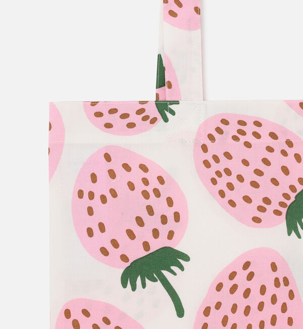 Marimekko「Mansikka ファブリックバッグ」|トートバッグ|