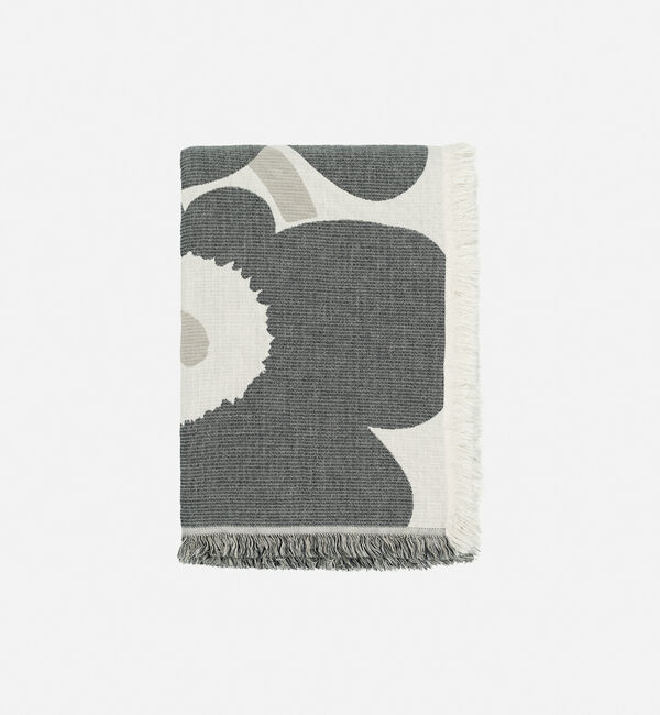 Marimekko「Unikko ブランケット」|その他|ﾁｬｺｰﾙ&times;ｵﾌﾎﾜｲﾄ