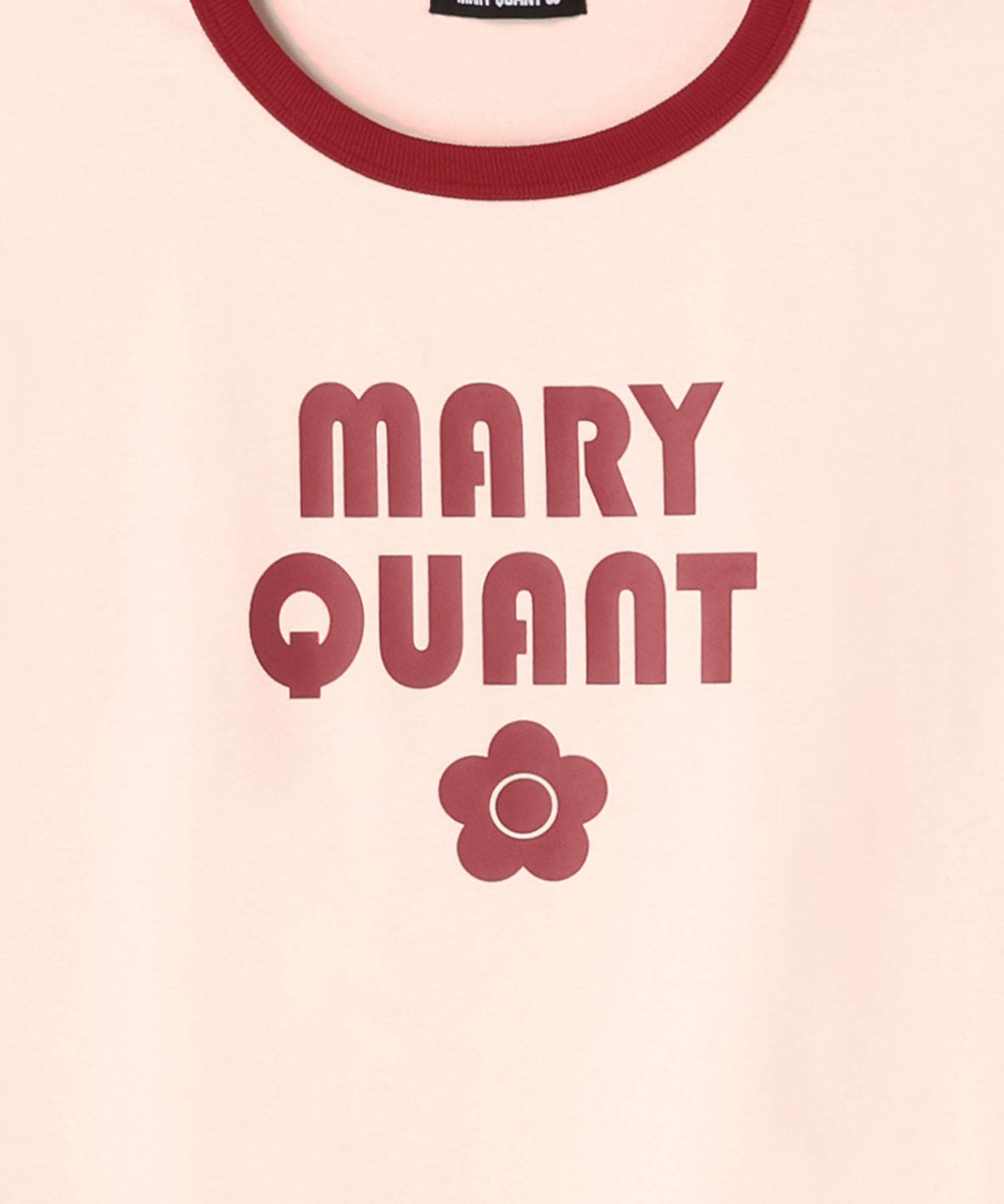 MARY QUANT「レトロロゴリンガーデイジー Tシャツ」|Tシャツ・カットソー|