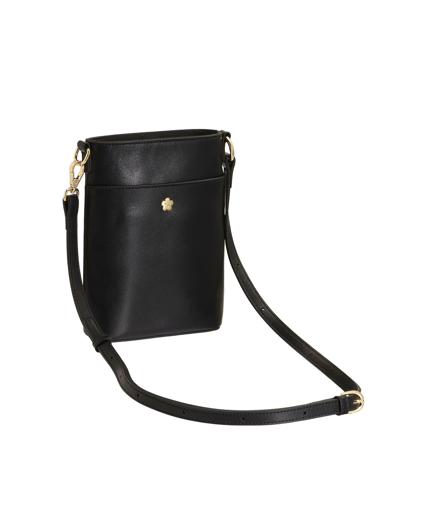 MARY QUANT「スムースレザー モバイルショルダー」|ショルダー・メッセンジャー|