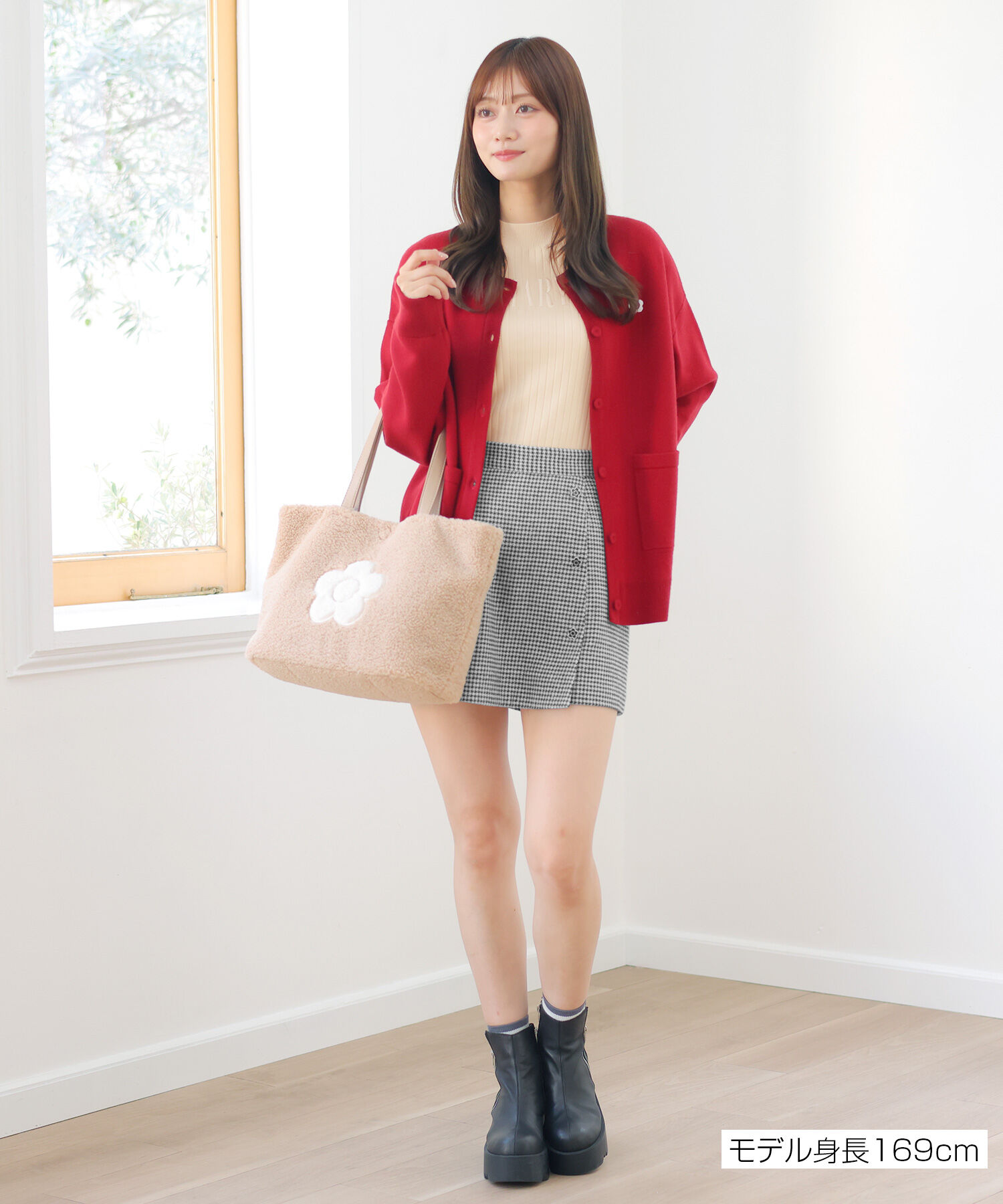 MARY QUANT「MARYロゴハイネック プルオーバー」|ニット・セーター|