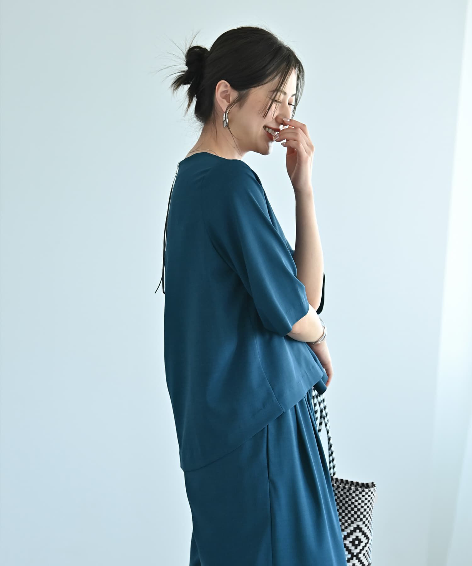 STYLE DELI「【Kana Oyama&times;BLK001】セットアップトップス／DELI size」|シャツ・ブラウス|