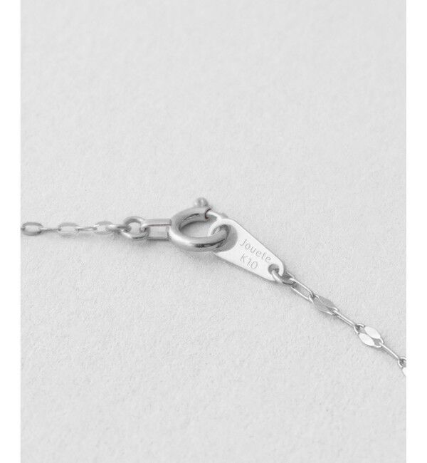 Jouete「K10WG ペタルチェーン ネックレス」|ネックレス|