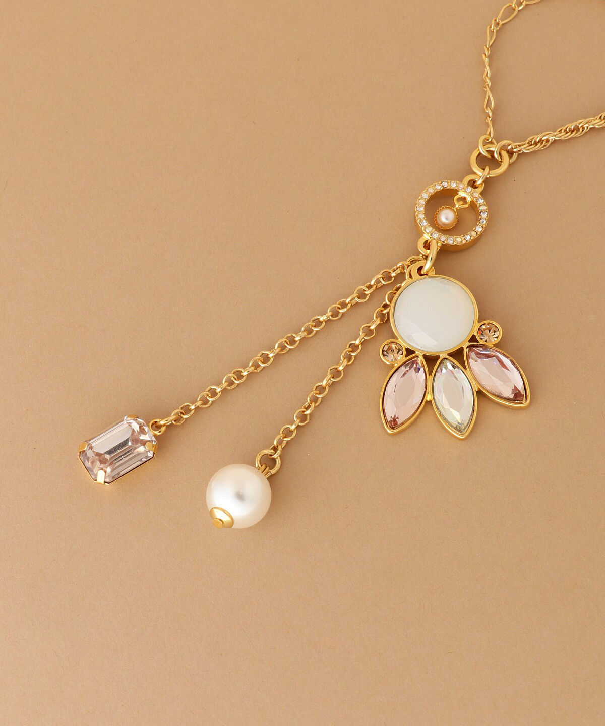 Samantha Thavasa「クリアラウンドストーンバッグチャーム」|チャーム・キーホルダー|