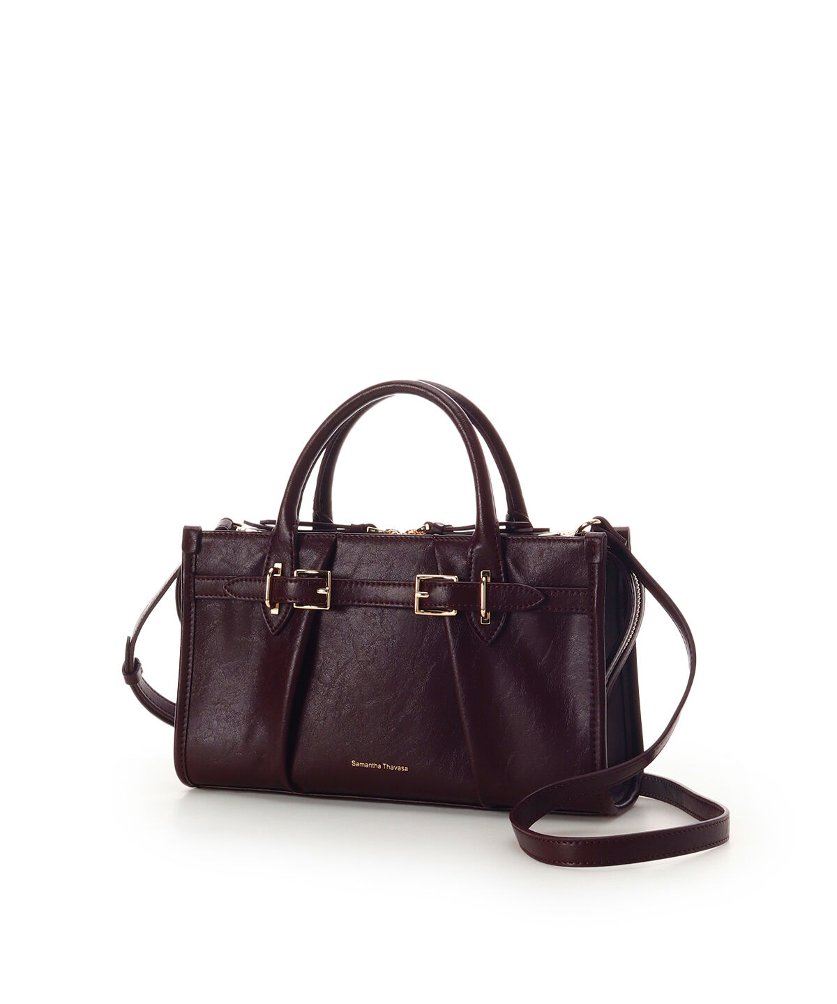 Samantha Thavasa「ベルトデザインワイドハンドバッグ」|ハンドバッグ|