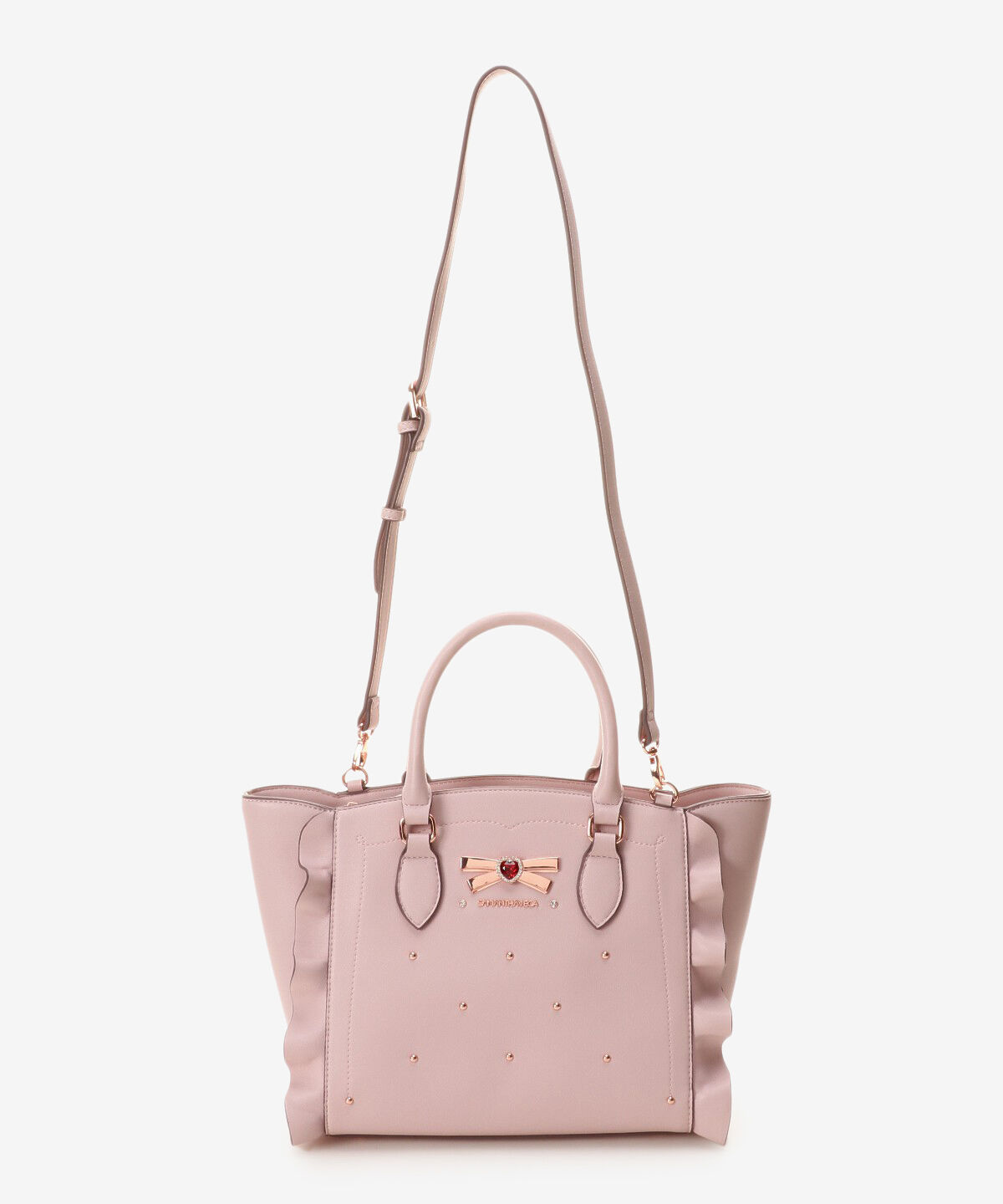 Samantha Vega「リボンスタッズフラッター(小)」|ハンドバッグ|