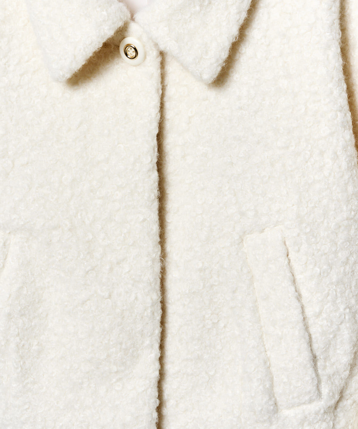 REDYAZEL「ブークレショートコート」|ステンカラーコート|