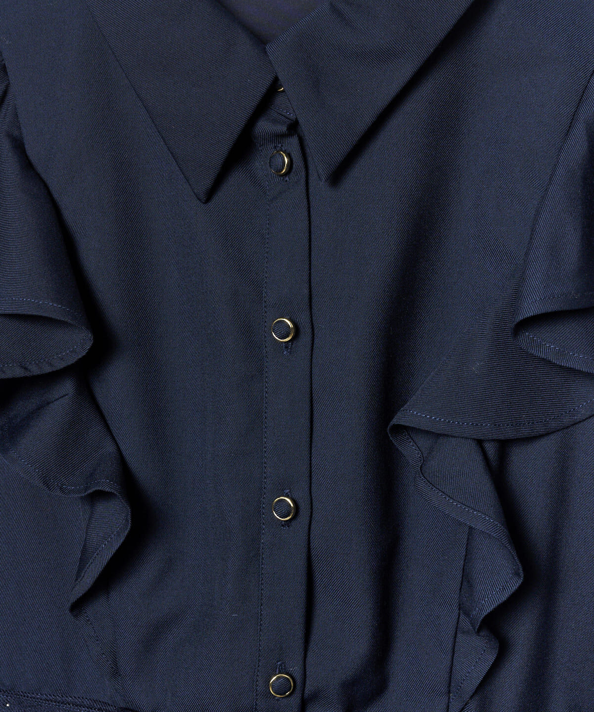 REDYAZEL「フリルシャツドッキングワンピース」|ワンピース|