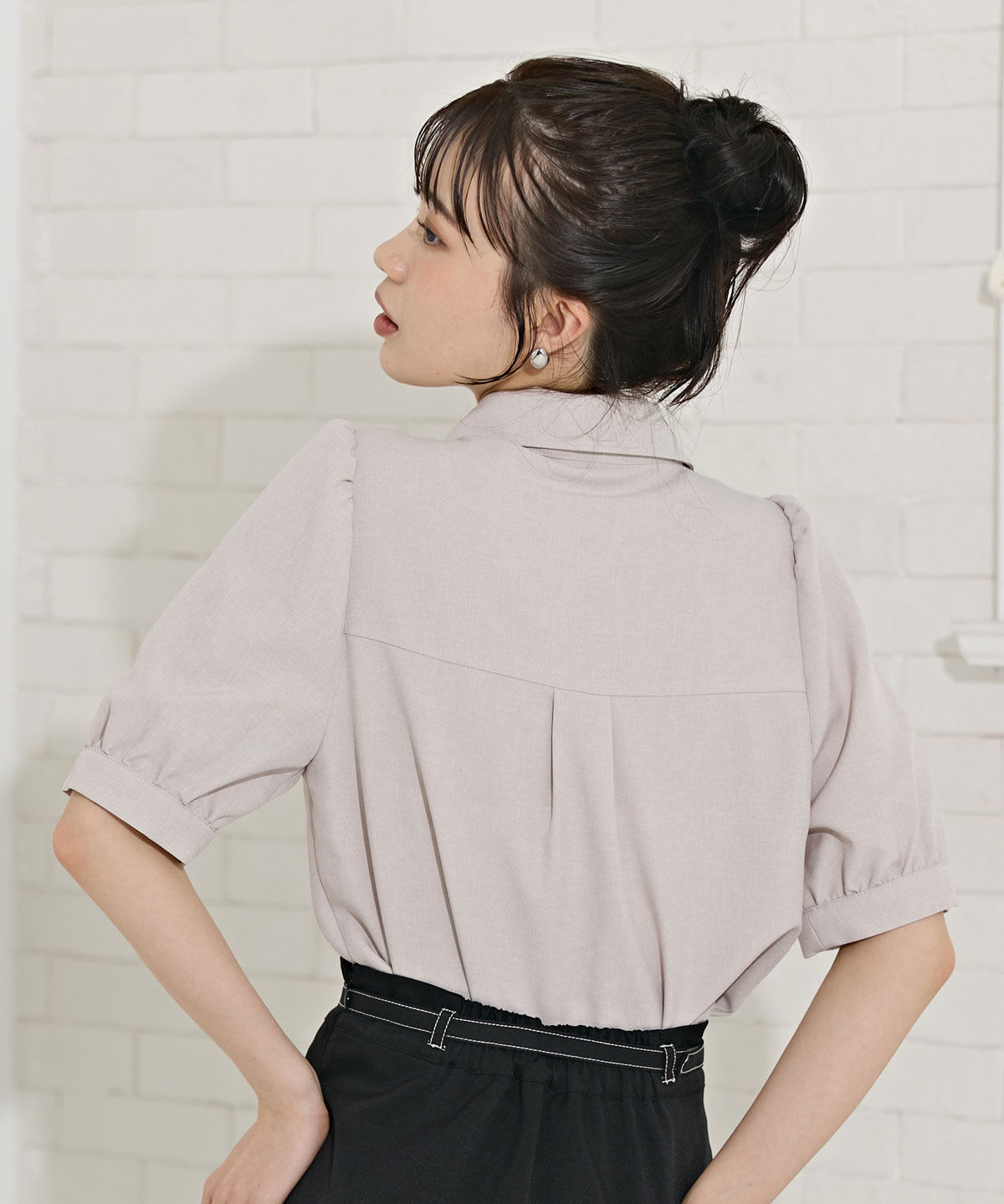 REDYAZEL「ビッグカラーフリルシャツ」|シャツ・ブラウス|