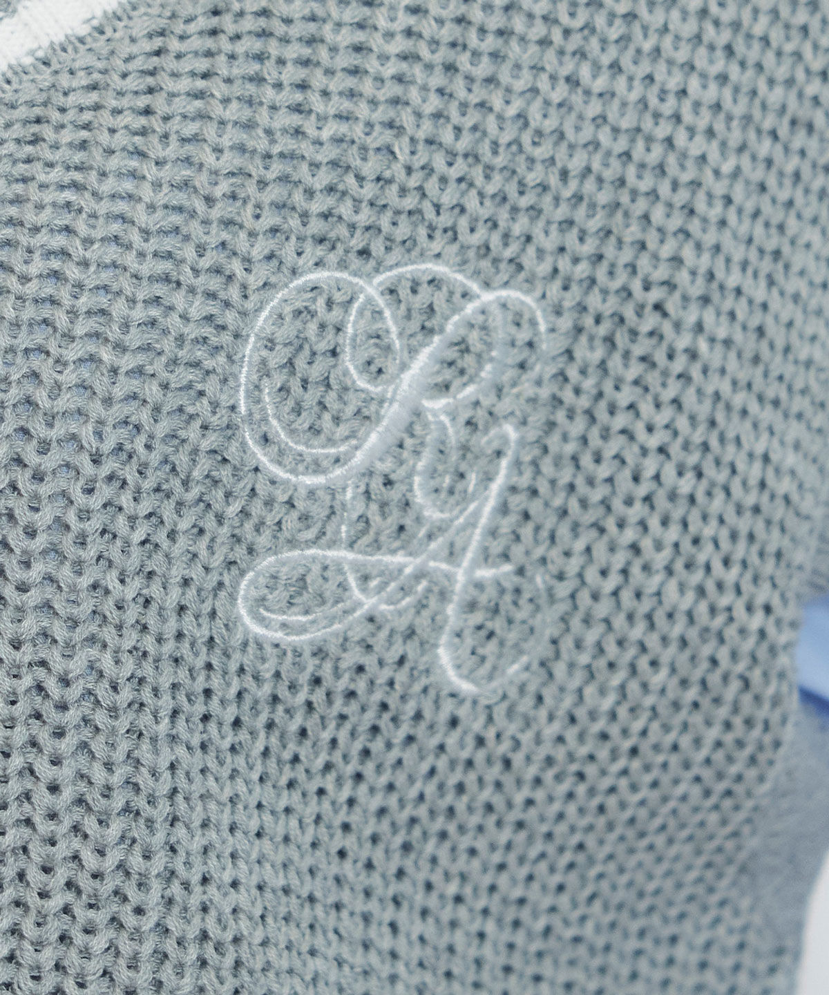 REDYAZEL「カレッジライクラインベスト&times;シャツブラウス」|ニット・セーター|