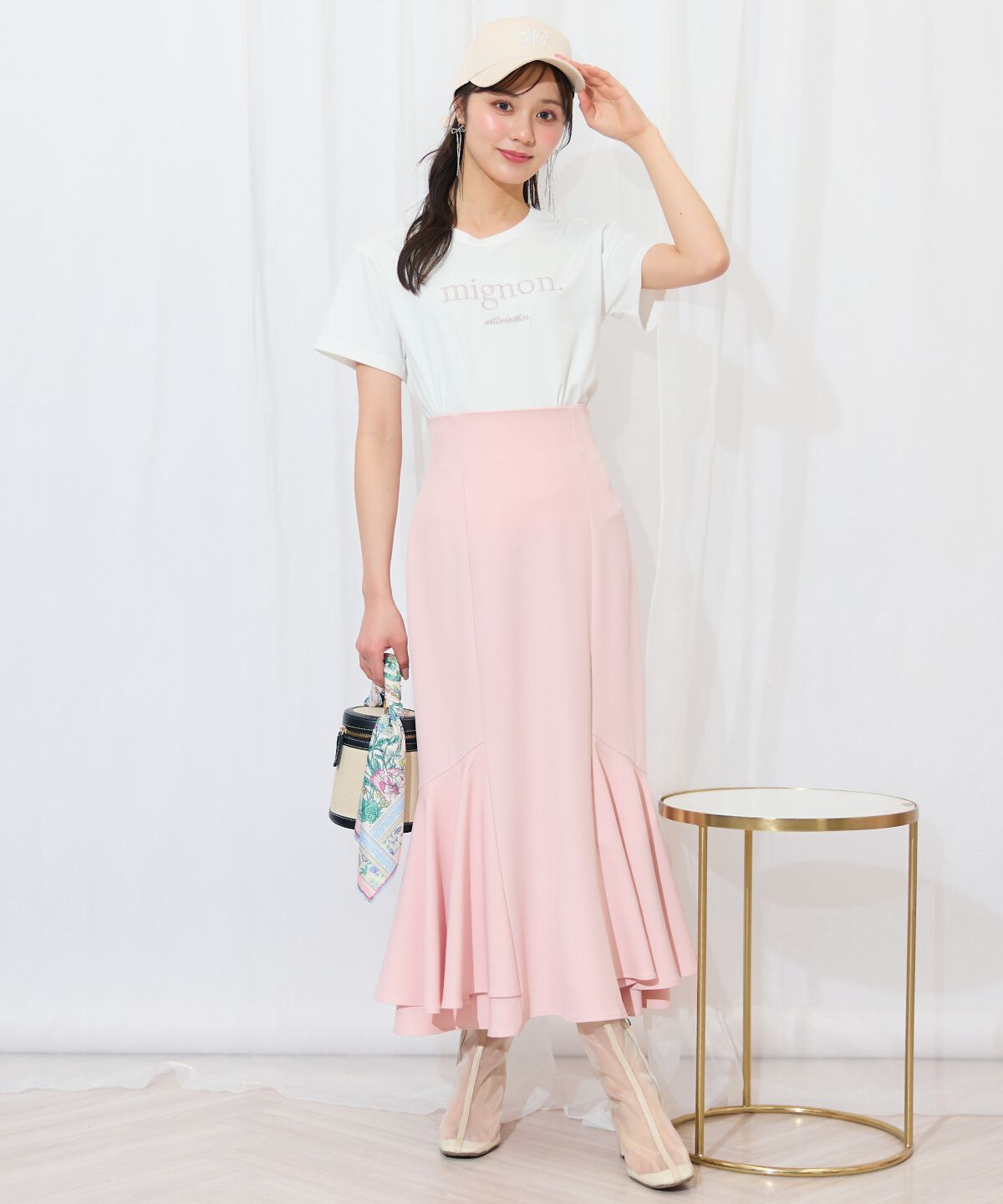 WILLSELECTION「ロゴ刺繍クルーネックTシャツ」|Tシャツ・カットソー|