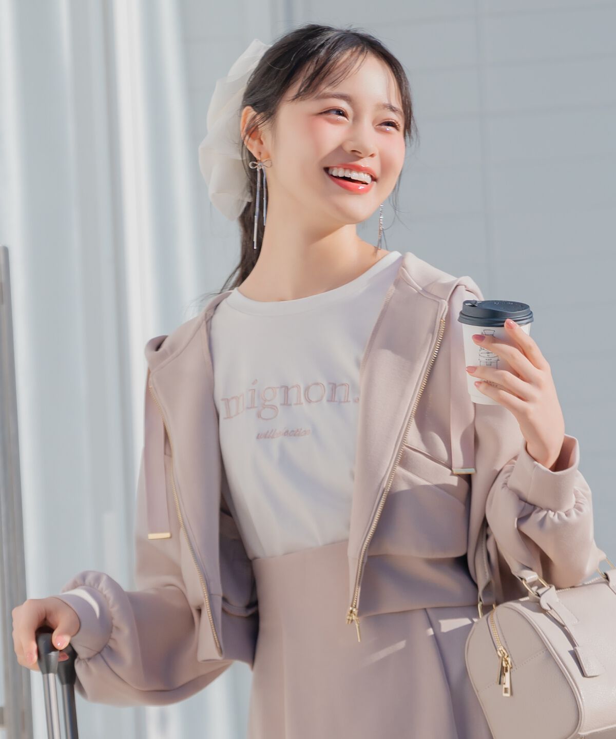 WILLSELECTION「ロゴ刺繍クルーネックTシャツ」|Tシャツ・カットソー|