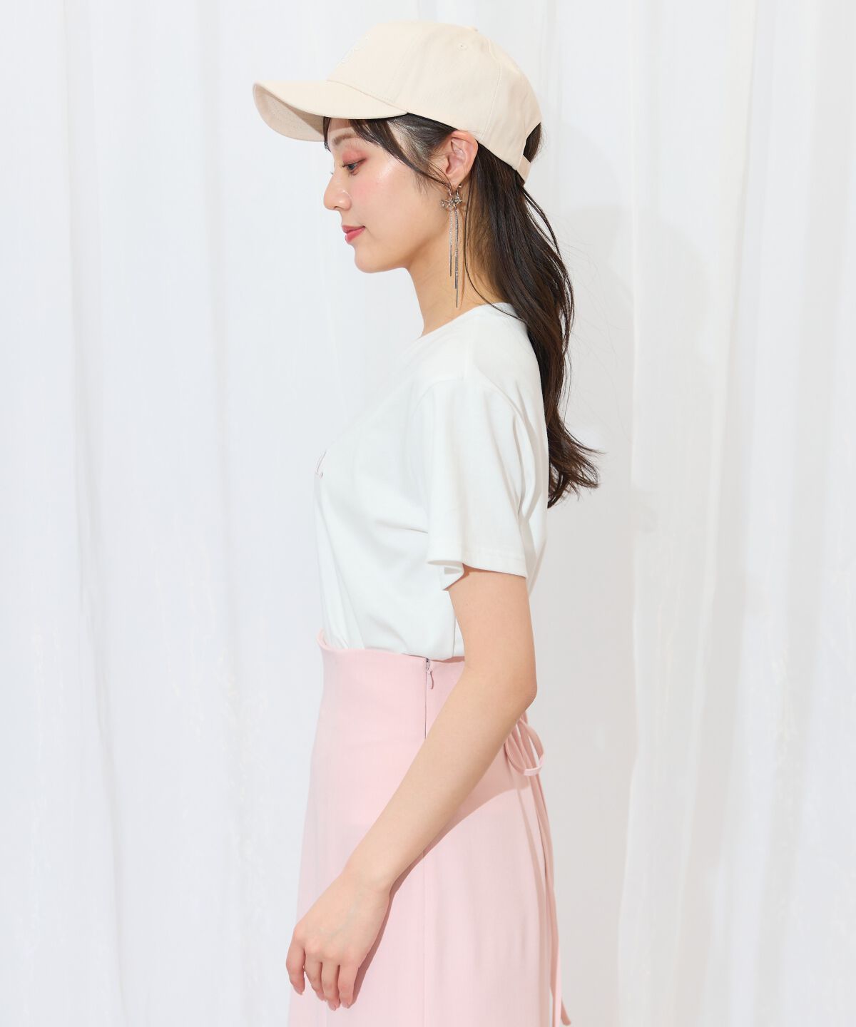 WILLSELECTION「ロゴ刺繍クルーネックTシャツ」|Tシャツ・カットソー|