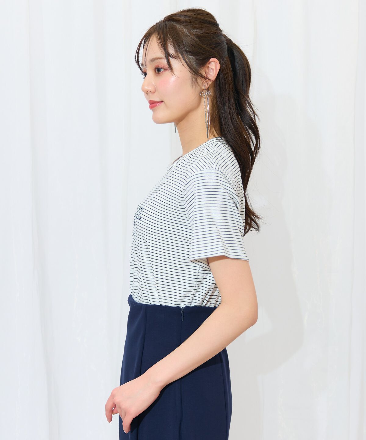 WILLSELECTION「ロゴ刺繍クルーネックTシャツ」|Tシャツ・カットソー|