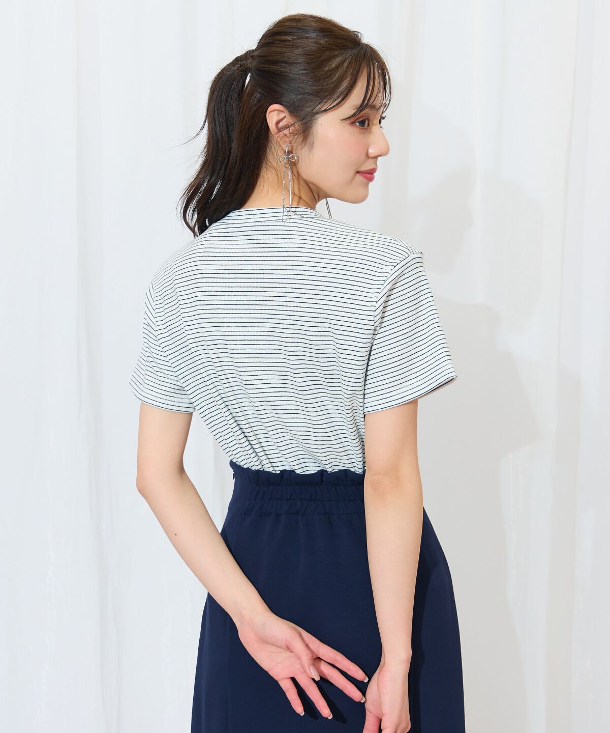 WILLSELECTION「ロゴ刺繍クルーネックTシャツ」|Tシャツ・カットソー|