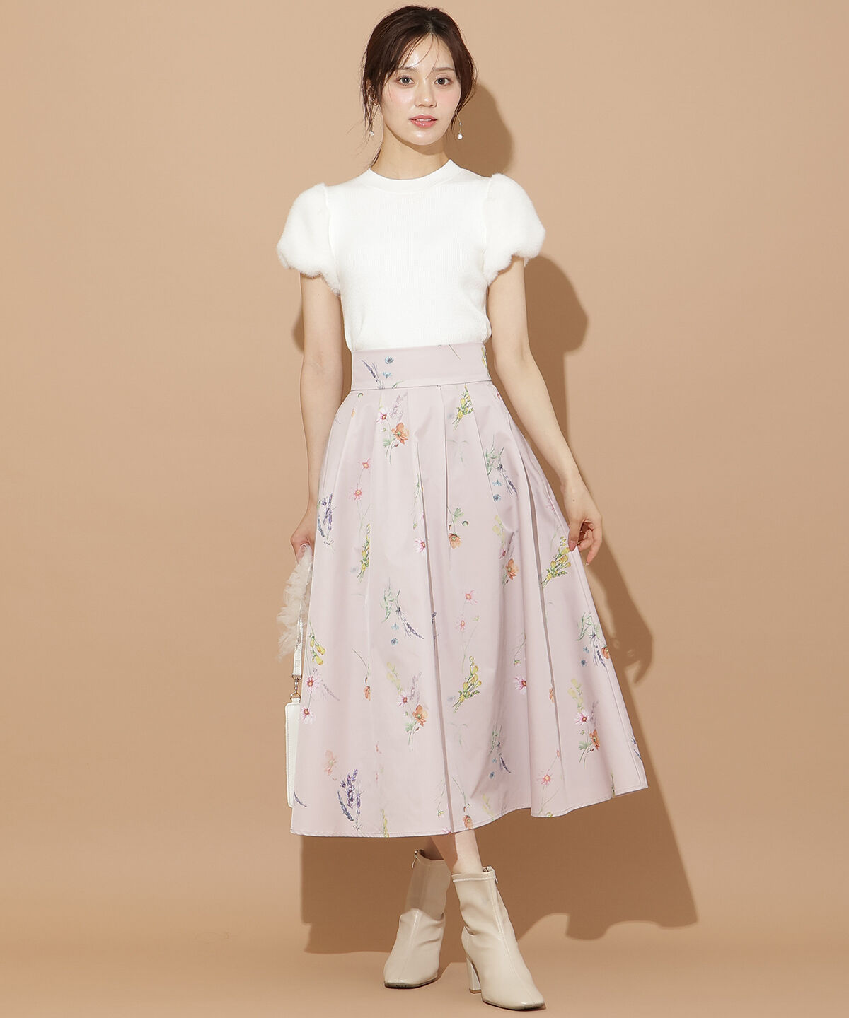 WILLSELECTION「ファースリーブニットプルオーバー」|ニット・セーター|