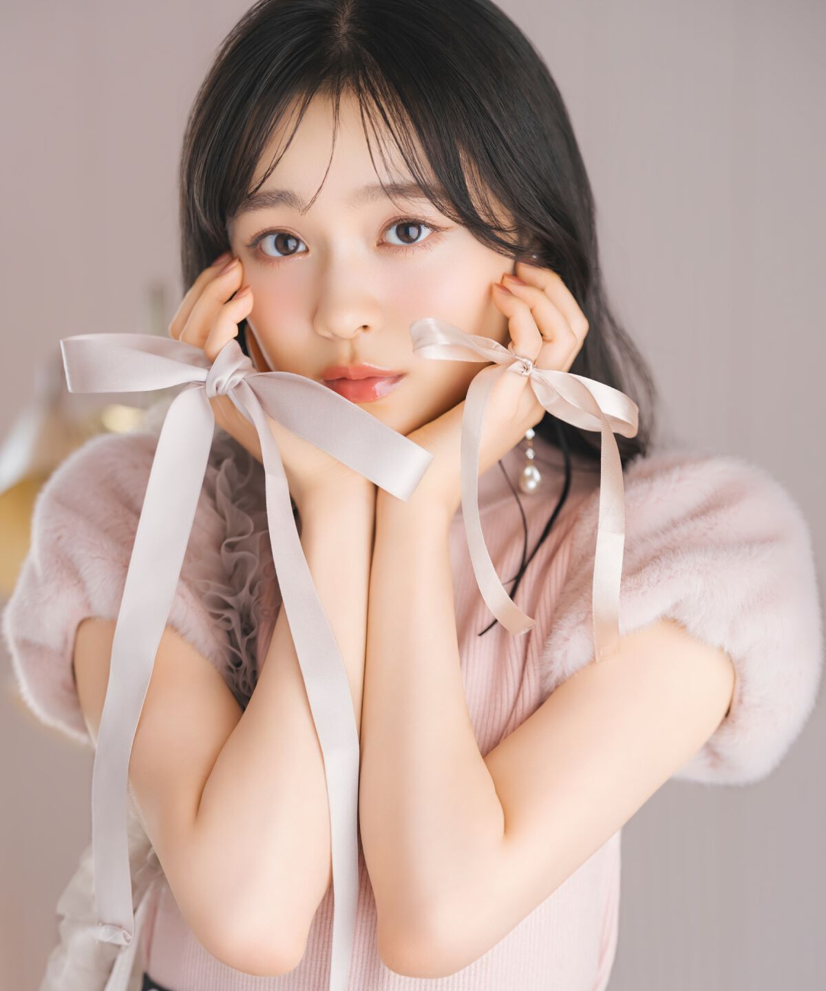 WILLSELECTION「ファースリーブニットプルオーバー」|ニット・セーター|