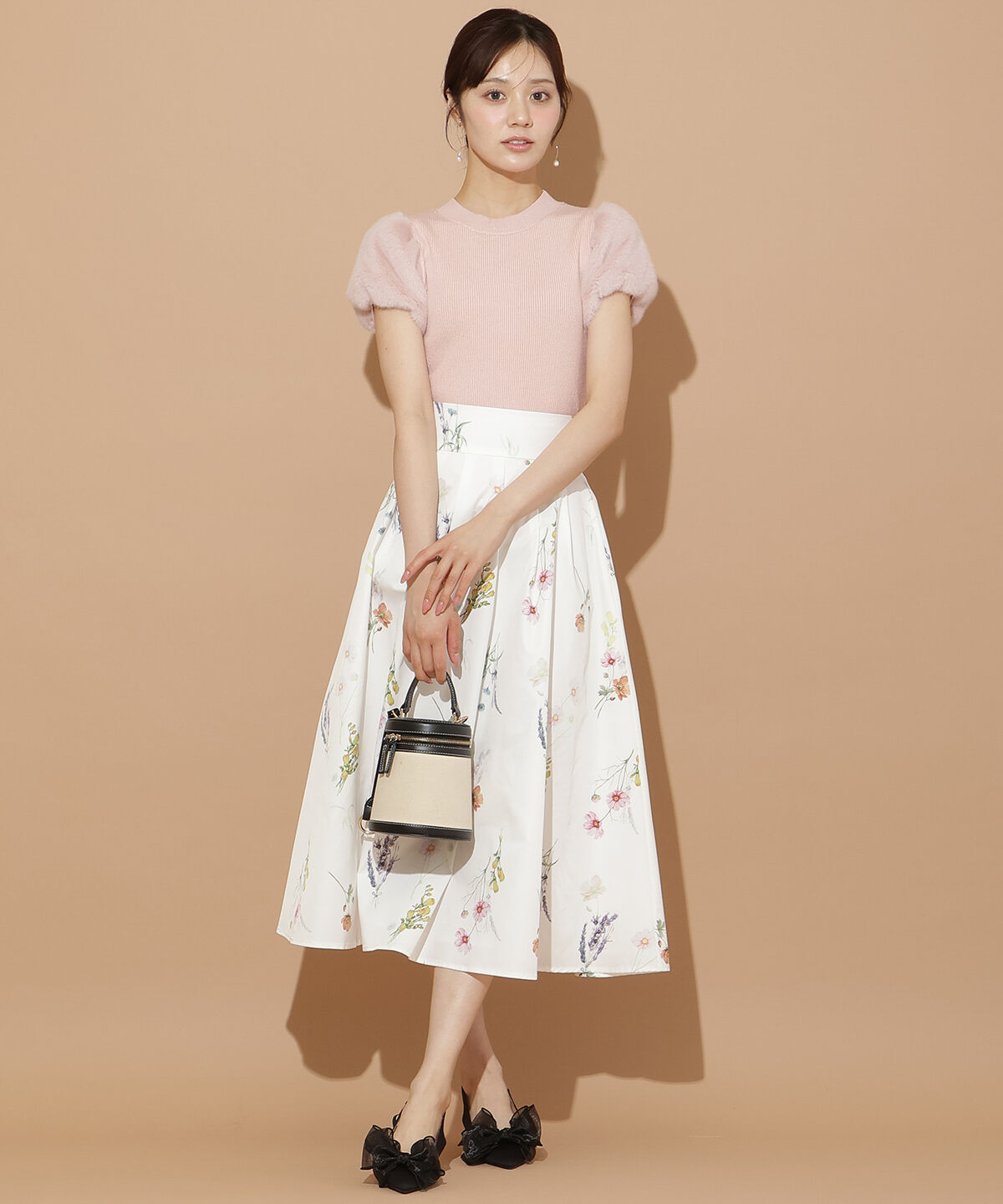 WILLSELECTION「ファースリーブニットプルオーバー」|ニット・セーター|