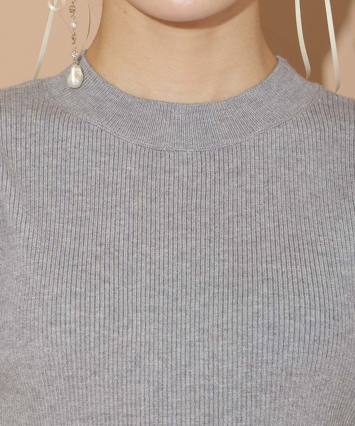 WILLSELECTION「ファースリーブニットプルオーバー」|ニット・セーター|