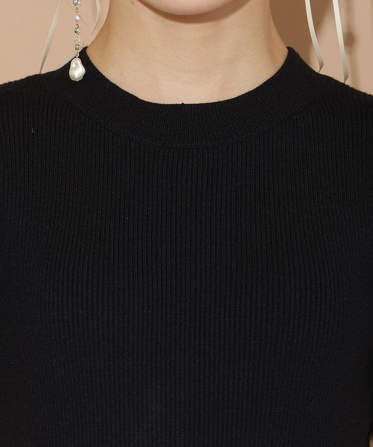 WILLSELECTION「ファースリーブニットプルオーバー」|ニット・セーター|