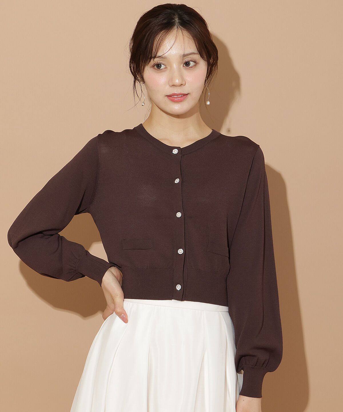 WILLSELECTION「ポケットデザインUVカーディガン」|カーディガン|ﾀﾞｰｸﾌﾞﾗｳﾝ