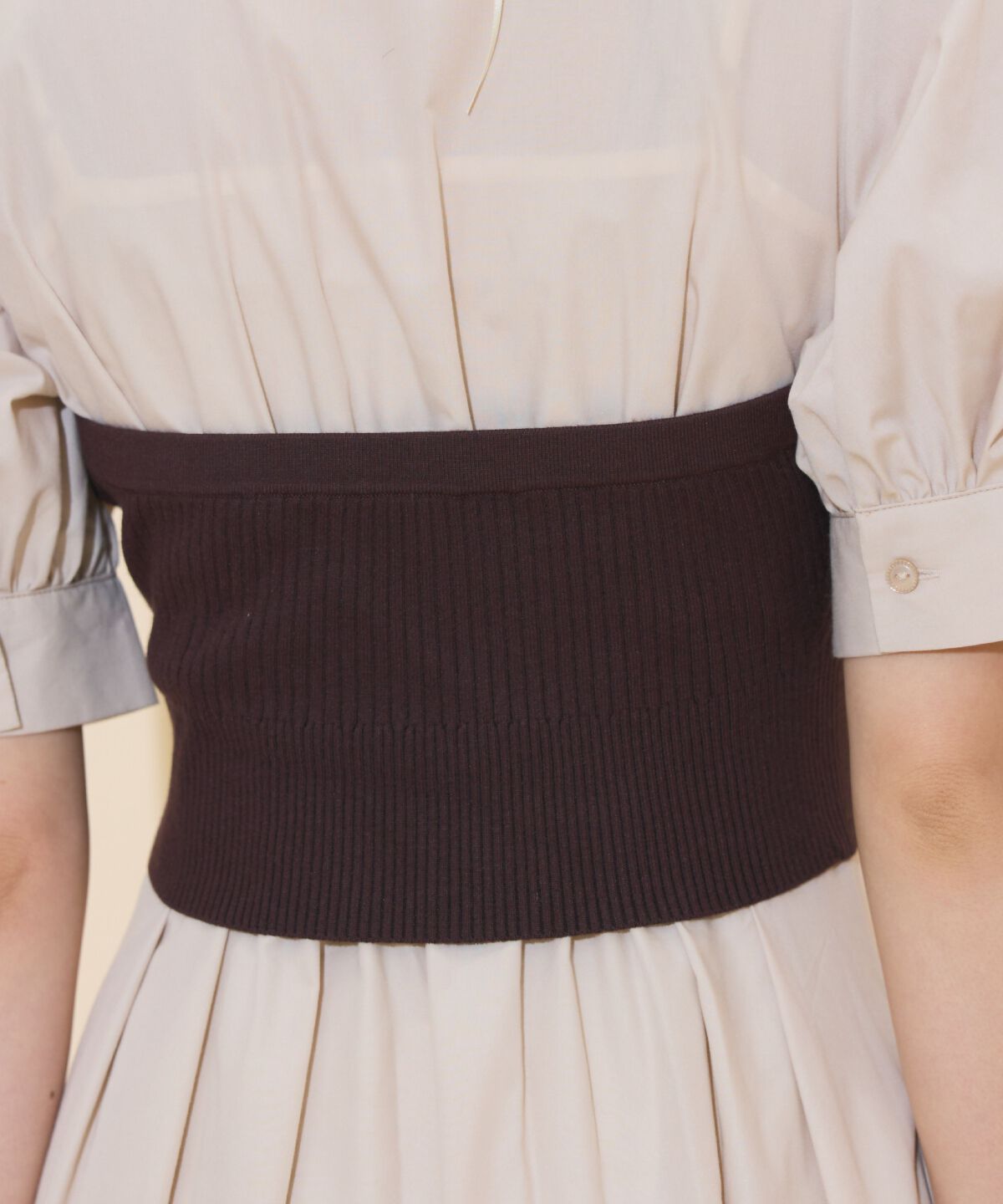 WILLSELECTION「ビスチェレイヤードタックシャツワンピース」|ワンピース|