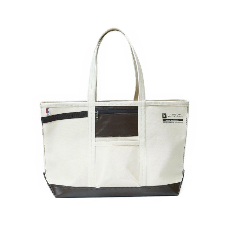 AS2OV「AS2OV / アッソブ CAVAS TOTE (S)」|トートバッグ|チョコ