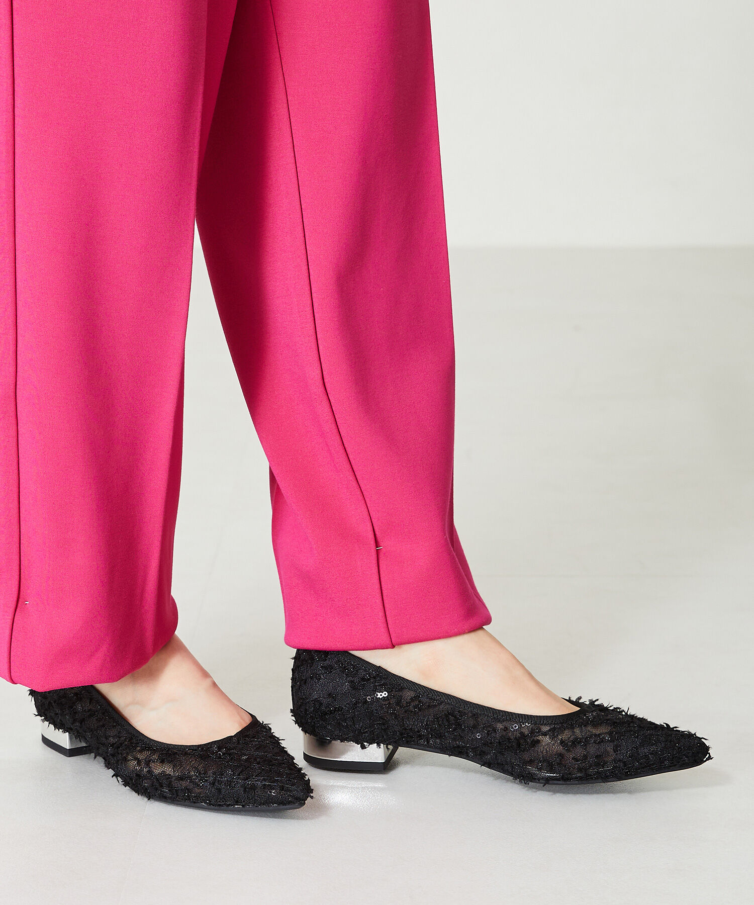 ORiental TRaffic「メタリックヒールチュールパンプス/41102」|パンプス|