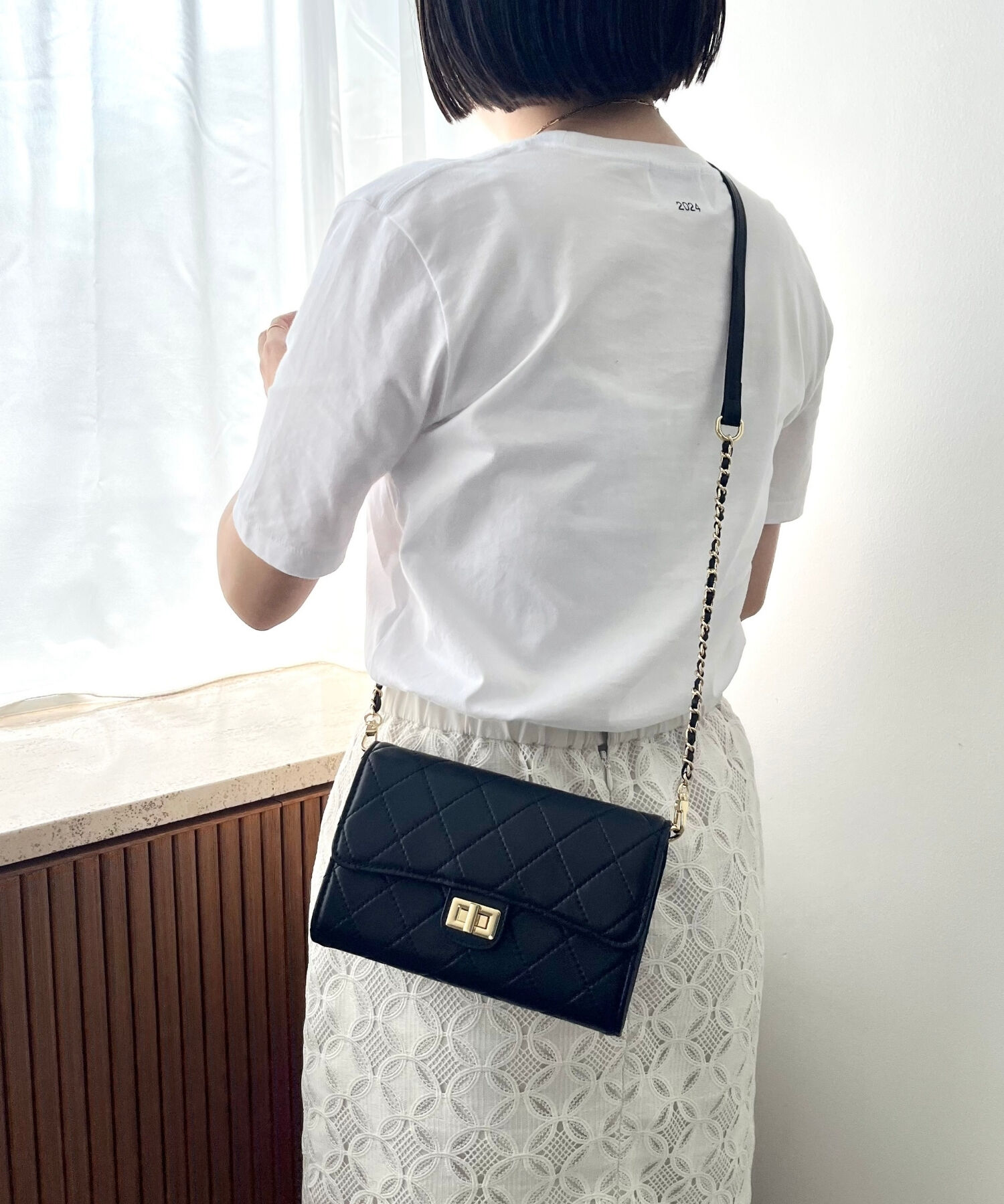 ORiental TRaffic「【BAG】キルティングお財布バッグ/BA-238 トレンド 人気 フェミニン カジュアル」|ショルダー・メッセンジャー|