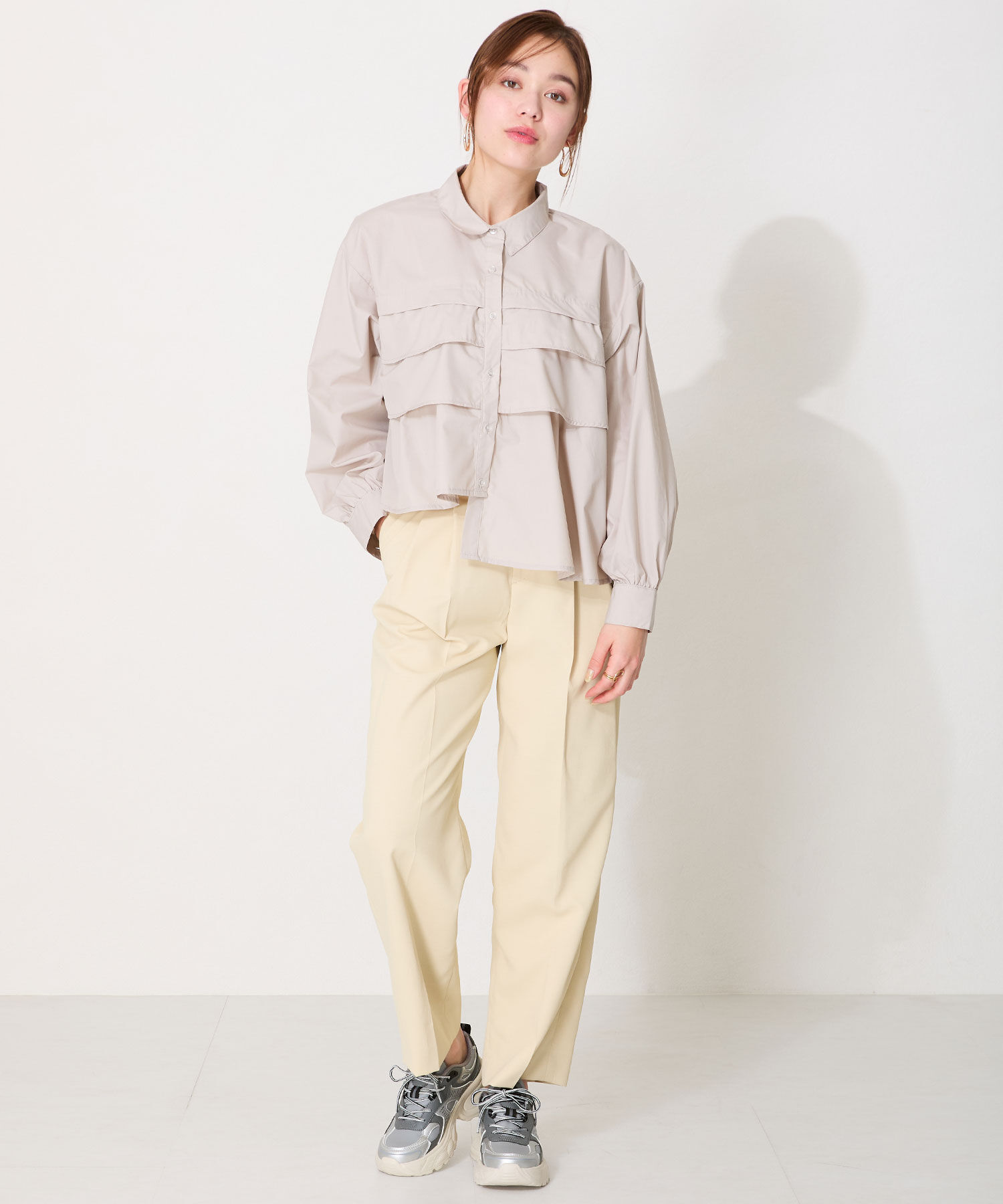 ORiental TRaffic「●2025春夏新作●配色パーツダッドスニーカー/OT3754」|スニーカー|