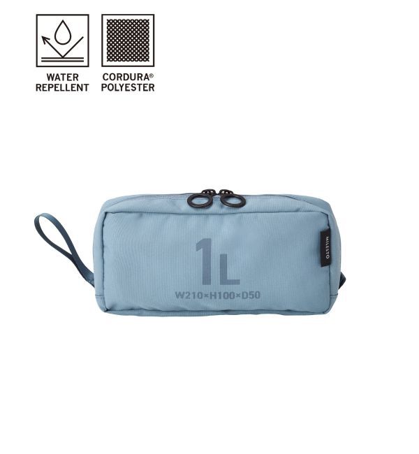 MILESTO「MILESTO UTILITY ポーチ 1L」|ポーチ|グレー