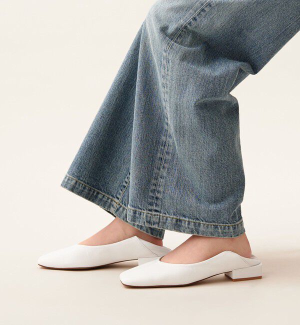 ODETTE E ODILE「スクエアセンターシーム フラット25&darr;&uarr;」|パンプス|