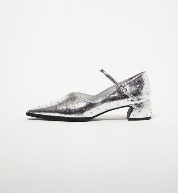 ODETTE E ODILE「＜SY＞ ストラップドット パンプス40&uarr;」|パンプス|SILVER