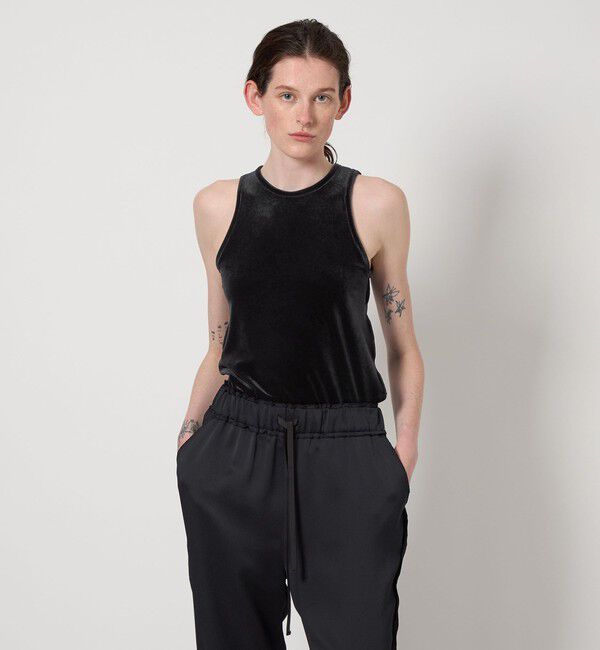 AEWEN MATOPH「＜AEWEN MATOPH＞ベロア アメリカンスリーブ タンクトップ」|タンクトップ|