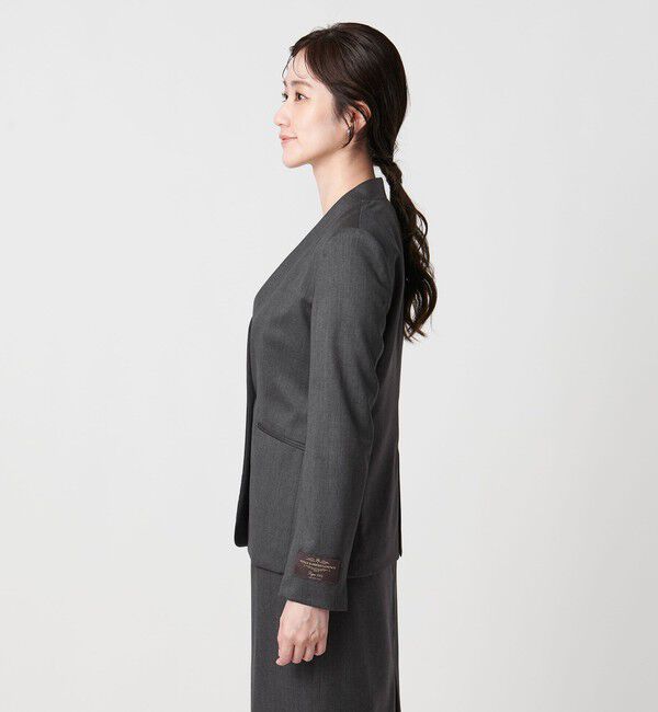 UNITED ARROWS「Vitale Barberis Canonico ノーラペルジャケット」|ノーカラージャケット|