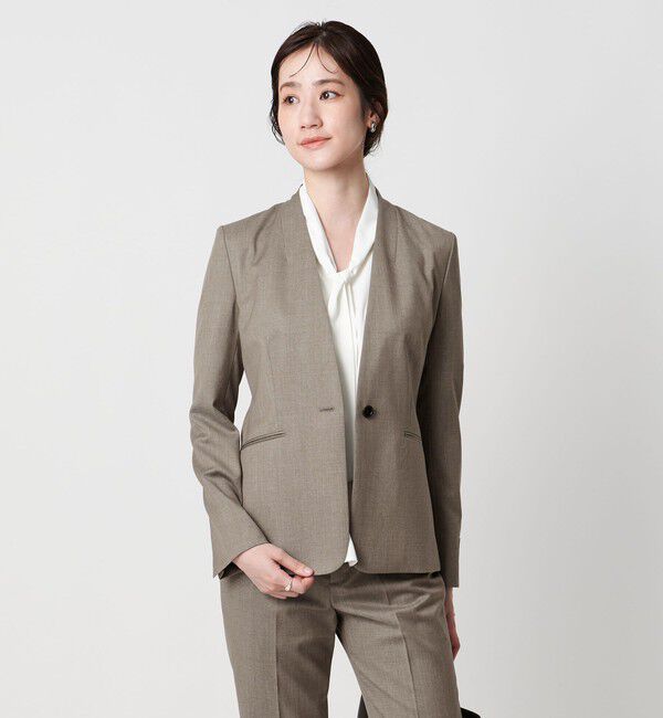 UNITED ARROWS「Vitale Barberis Canonico ノーラペルジャケット」|ノーカラージャケット|MOCA