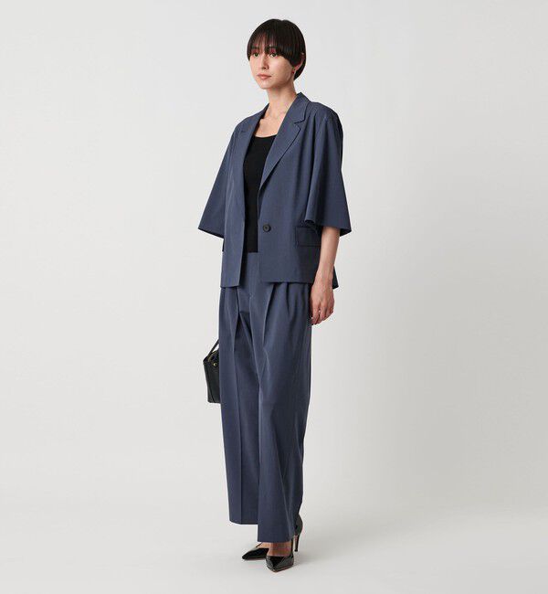 UNITED ARROWS「REOPEL ワイドパンツ ‐ウォッシャブル‐」|チノ|