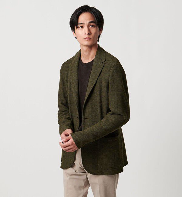 UNITED ARROWS「FORTEX ライト シングル 2ボタン テーラードジャケット CS/T-MODEL 2WAYストレッチ」|テーラードジャケット|OLIVE