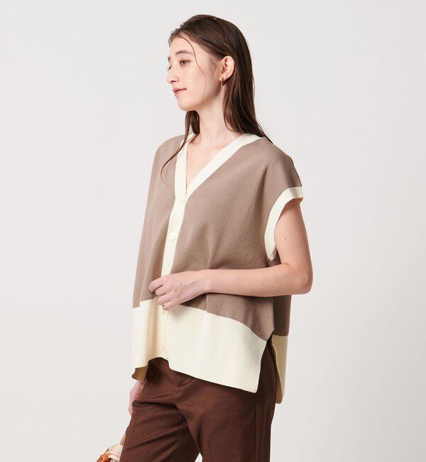 UNITED ARROWS「ミニマル 2WAY ベスト‐ウォッシャブル‐」|ニット・セーター|