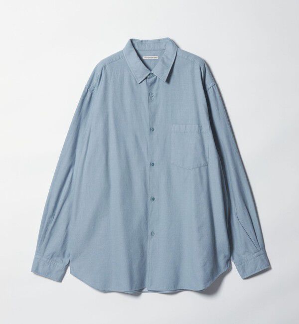 UNITED ARROWS「カリビアーナミルズ ブラッシュド レギュラーカラーシャツ」|シャツ・ブラウス|