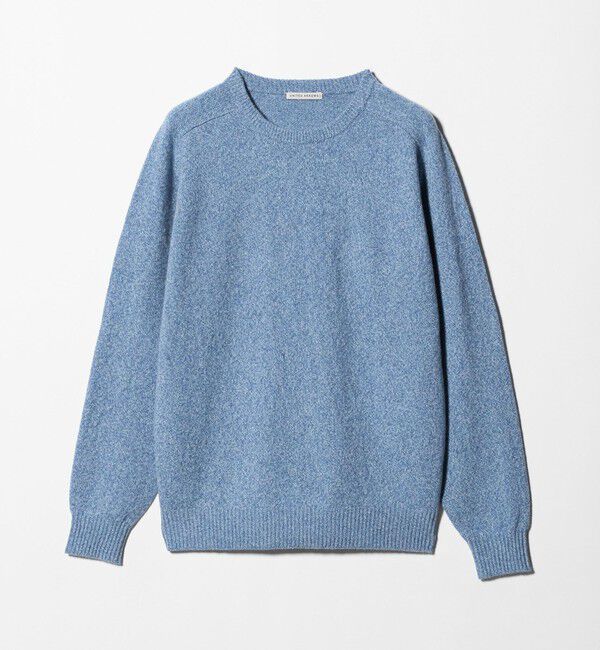 UNITED ARROWS「ウール カシミヤ ミドルゲージ クルーネック ニット」|ニット・セーター|