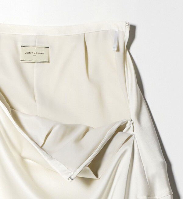 UNITED ARROWS「サテン コクーン スカート ‐ウォッシャブル‐」|スカート|