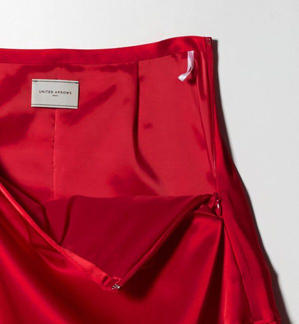 UNITED ARROWS「サテン コクーン スカート ‐ウォッシャブル‐」|スカート|
