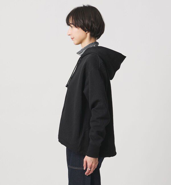 UNITED ARROWS「リーヴズ ジャガード スウェット パーカー」|パーカー|