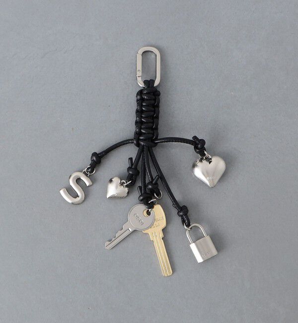 OSOI「【別注】＜OSOI＞ロープ キーリング BLACK」|チャーム・キーホルダー|BLACK